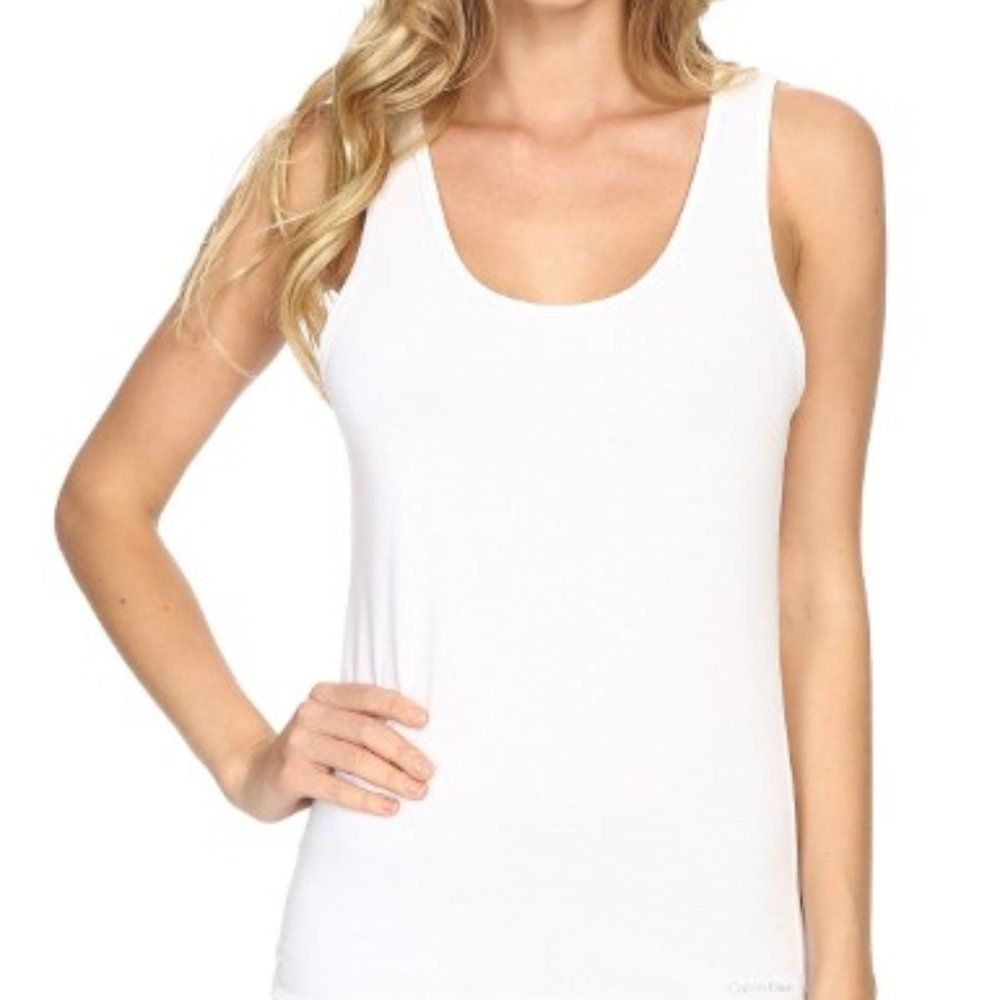 Calvin Klein Underwear Ladies Stretch Tank Top Three pack Bundle